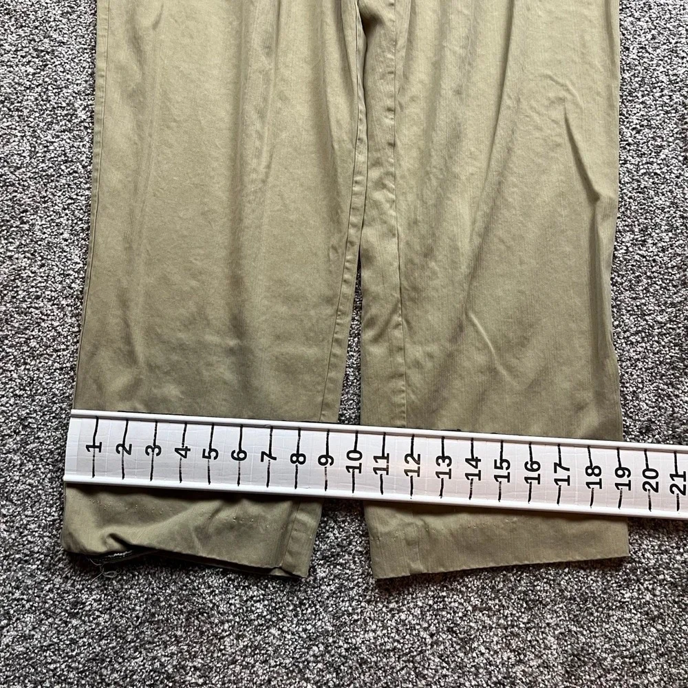 Tommy Bahama Pants Mens 38x30 Tan Silk Blend Pleated Relaxed Casual Chino